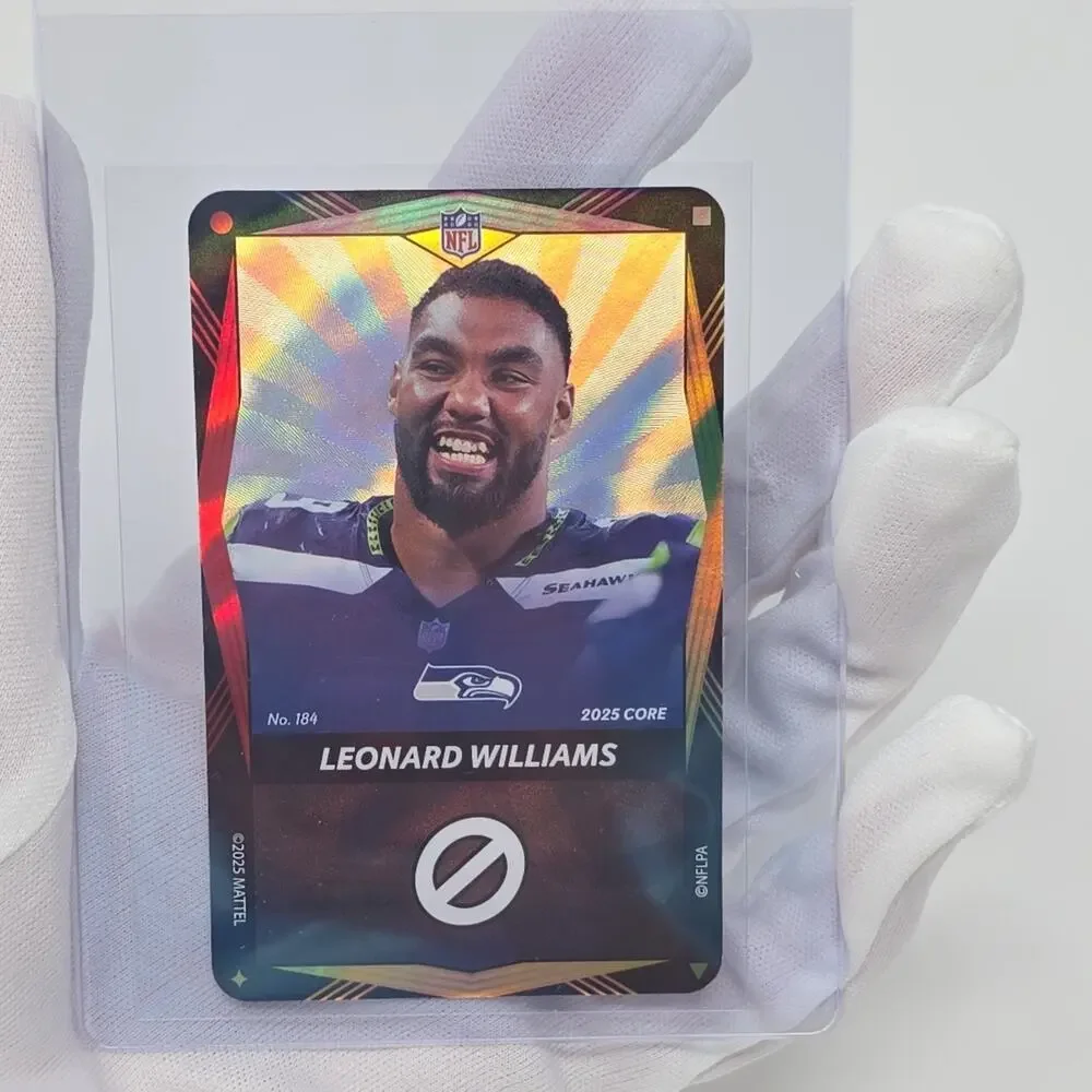 2025 UNO Elite NFL Wild Flux Foil SSP Seattle Seahawks Duo -Metcalf & Williams